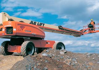 Nacelles télescopiques Nacelles télescopiques sur roues JLG 1350SJP