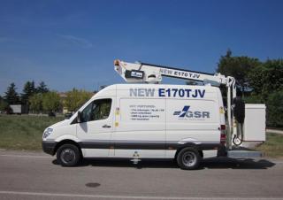 Nacelles télescopiques Nacelles télescopiques sur camion GSR E170TJV Basic  