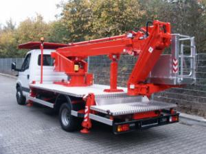 Nacelles télescopiques Nacelles télescopiques sur camion TEUPEN Euro C 16 T