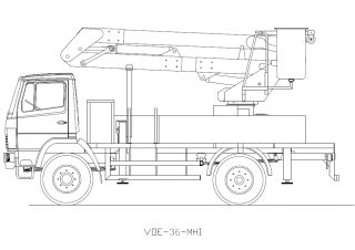 Nacelles à bras articulés Nacelles à bras articulés montées sur remorque Versalift VOE 36-MHI