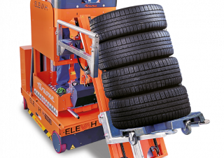 Nacelles télescopiques Nacelles à mât vertical unique Faraone Elevah 75 Tires