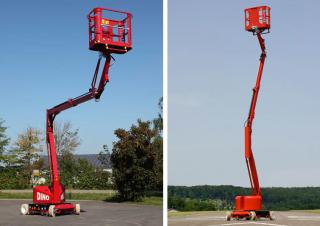 Nacelles à bras articulés Nacelles à bras articulés sur roues PB PB TOPDINO 126 D II