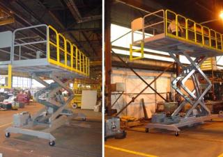 Élévateurs à ciseaux Nacelles ciseaux X su roues Lift-A-Loft MPAPX12 SPL