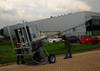 Nacelles grimpantes à mâts De Jong A34