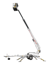 Nacelles télescopiques Nacelles télescopiques sur remorque Dino Lift Dino 150T