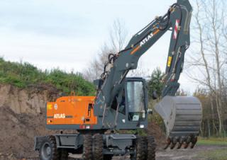 Excavatrice sur pneus Atlas 160 W-SR