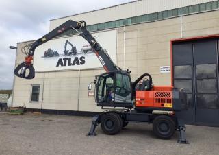Excavatrice sur pneus Atlas 180 MH