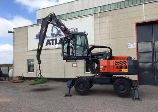Excavatrice sur pneus Atlas 180 MH