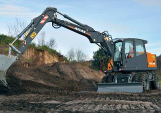 Excavatrice sur pneus Atlas 180 W-SR