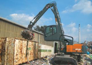 Excavatrice sur pneus Atlas 200 MH