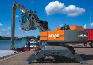 Excavatrice sur pneus Atlas 350 MH