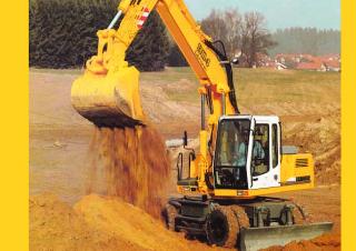 Excavatrice sur pneus Liebherr A 904 Litronic