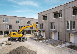Excavatrice sur pneus Liebherr A 914 Compact Litronic G6.0