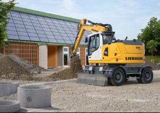 Excavatrice sur pneus Liebherr A 916 Compact Litronic G6.0