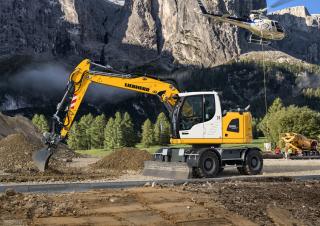 Excavatrice sur pneus Liebherr A 916 Compact Litronic G6.0