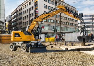 Excavatrice sur pneus Liebherr A 918 Compact Litronic