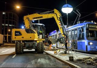 Excavatrice sur pneus Liebherr A 918 Compact Litronic