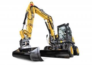 Excavatrice sur pneus Yanmar B 110 PB