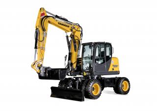 Excavatrice sur pneus Yanmar B 110 PB