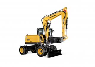 Excavatrice sur pneus Yanmar B 110 PB