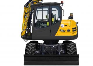 Excavatrice sur pneus Yanmar B 75 Circular