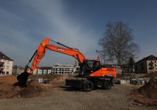 Excavatrice sur pneus Doosan DX190W-5