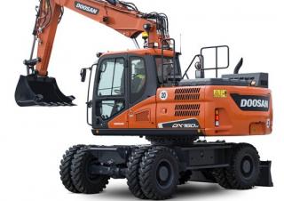 Excavatrice sur pneus Doosan DX190W-5