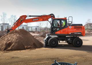 Excavatrice sur pneus Doosan DX190W-5