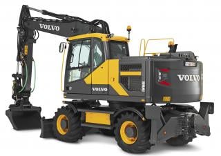 Excavatrice sur pneus Volvo EW160E