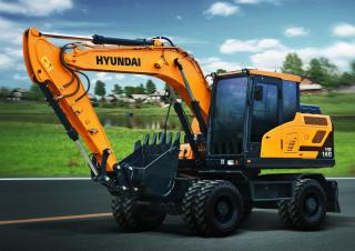 Excavatrice sur pneus Hyundai HW140