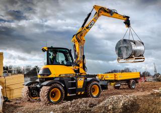 Excavatrice sur pneus JCB Hydradig 110W