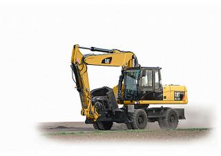 Excavatrice sur pneus Caterpillar M322D2