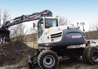 Excavatrice sur pneus Schaeff TW 110
