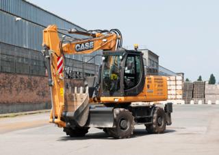 Excavatrice sur pneus Case WX168
