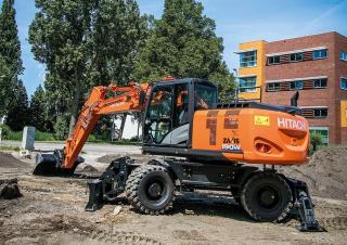 Excavatrice sur pneus Hitachi ZX190W-6