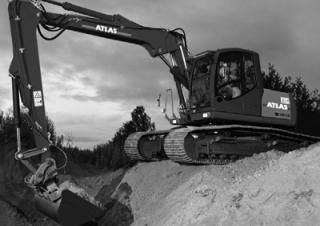 Excavatrice sur chenilles Atlas 190 LC