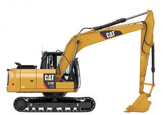 Excavatrice sur chenilles Caterpillar 313F L  