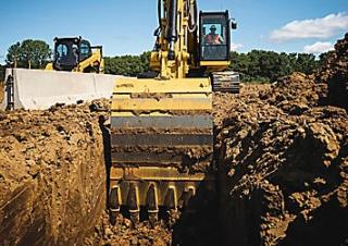 Excavatrice sur chenilles Caterpillar 320