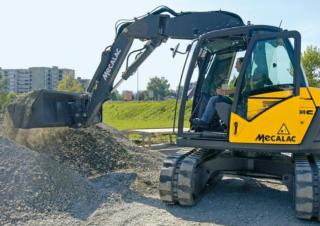 Excavatrice sur chenilles Mecalac 712 MC