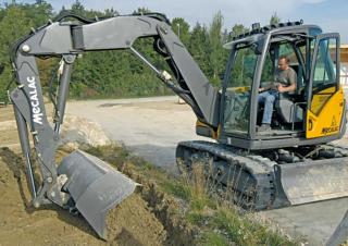 Excavatrice sur chenilles Mecalac 712 MC