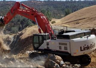 Excavatrice sur chenilles Link-Belt 750 X4
