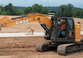 Excavatrice sur chenilles Case CX145D SR