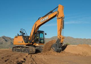 Excavatrice sur chenilles Case CX210D 
