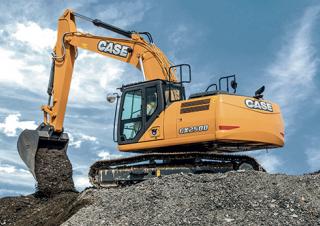 Excavatrice sur chenilles Case CX210D  