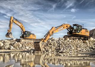 Excavatrice sur chenilles Case CX350D