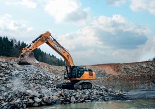 Excavatrice sur chenilles Case CX490D