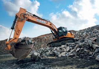 Excavatrice sur chenilles Case CX490D