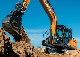 Excavatrice sur chenilles Case CX250D LR