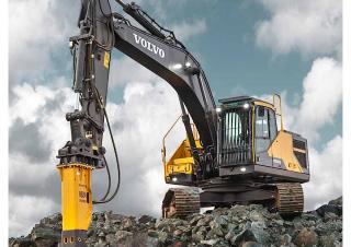 Excavatrice sur chenilles Volvo EC250ELR