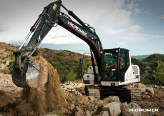 Excavatrice sur chenilles Hidromek HMK 140 LC